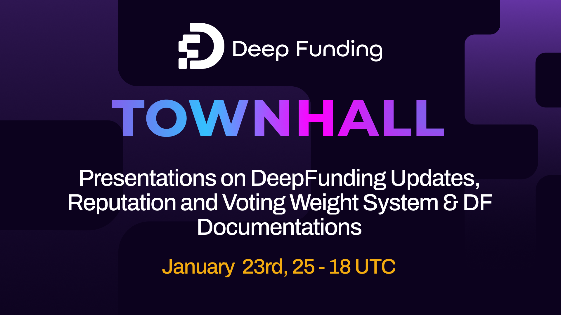 The Deep Funding TownHall #53