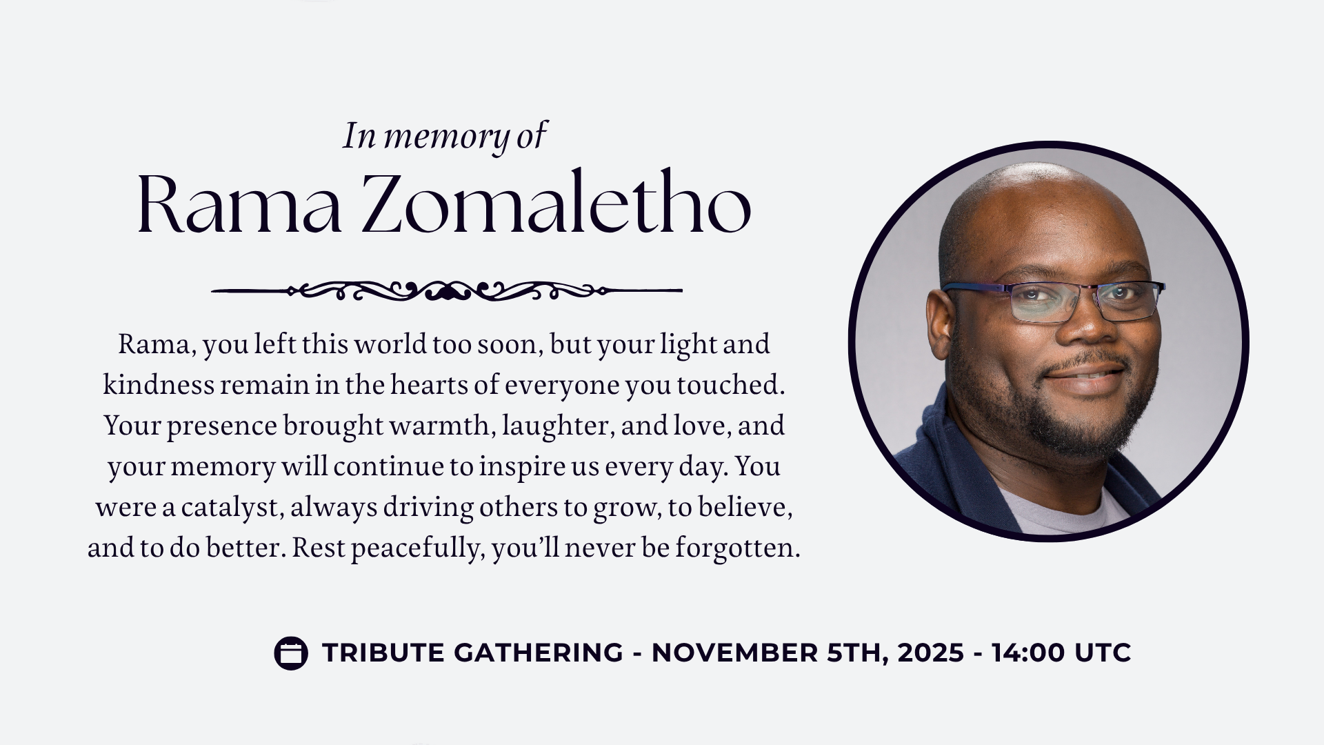 DEEP Tribute to Rama Zomaletho