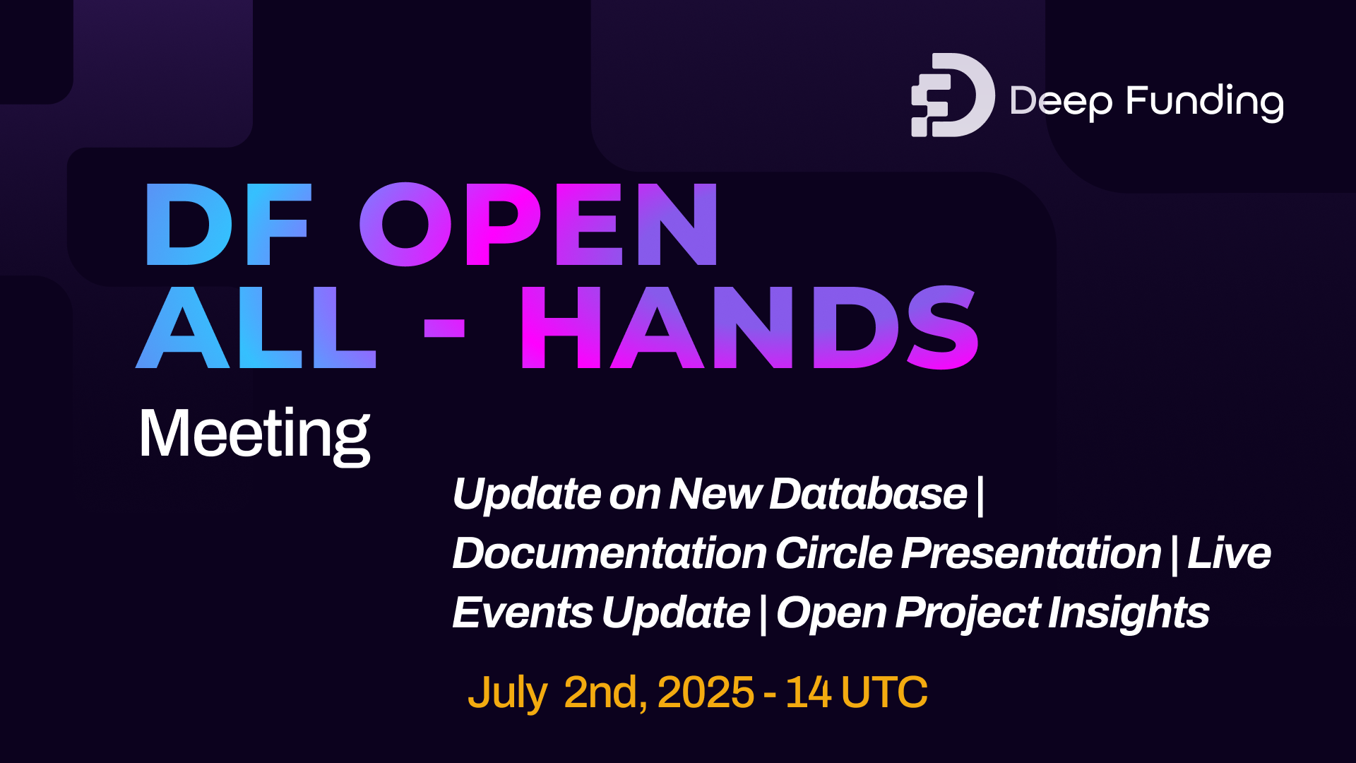 DF Open All Hands