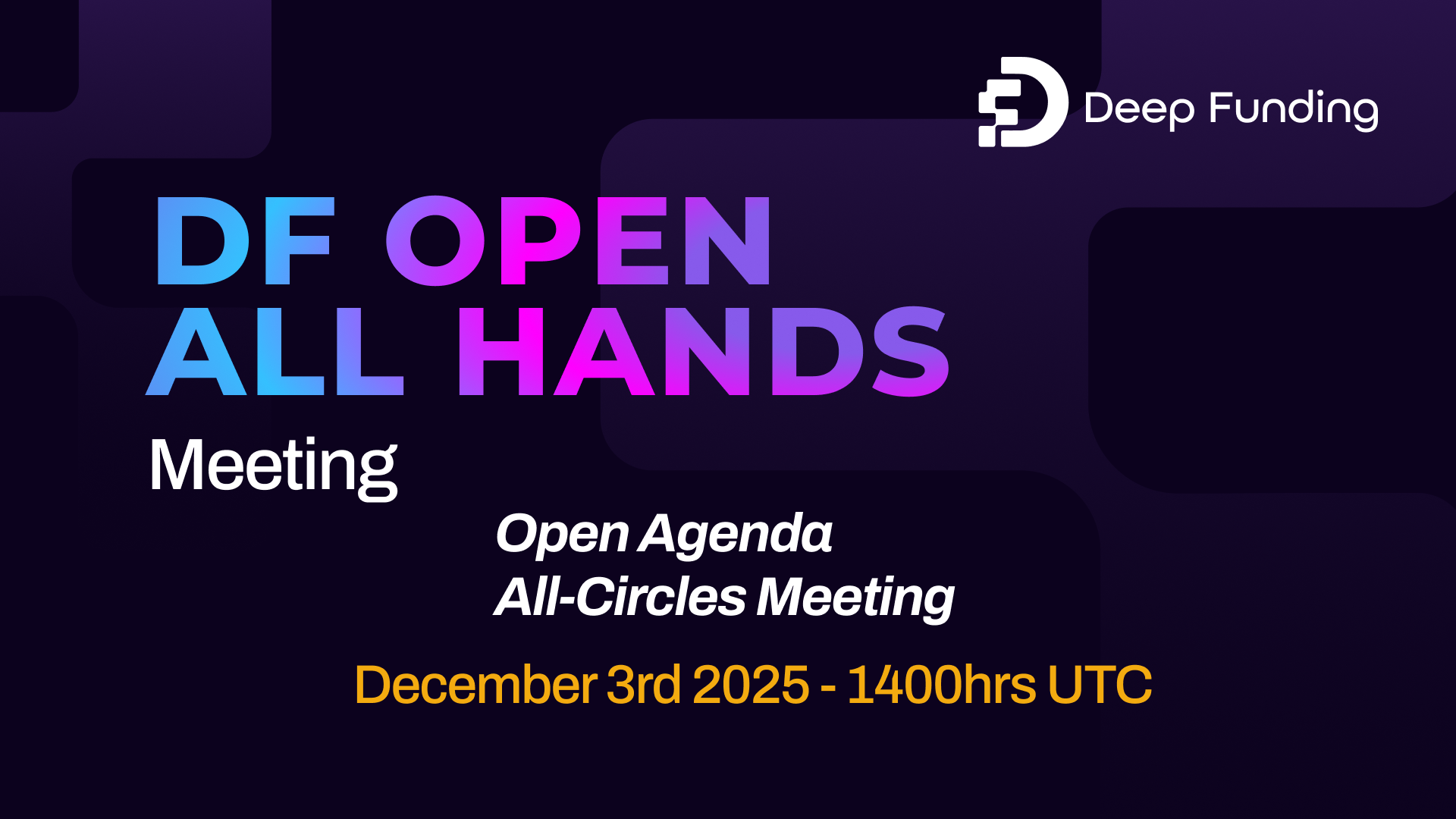DF Open All Hands
