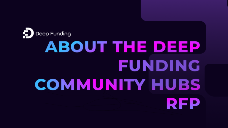 About The Deep Funding Community Hubs