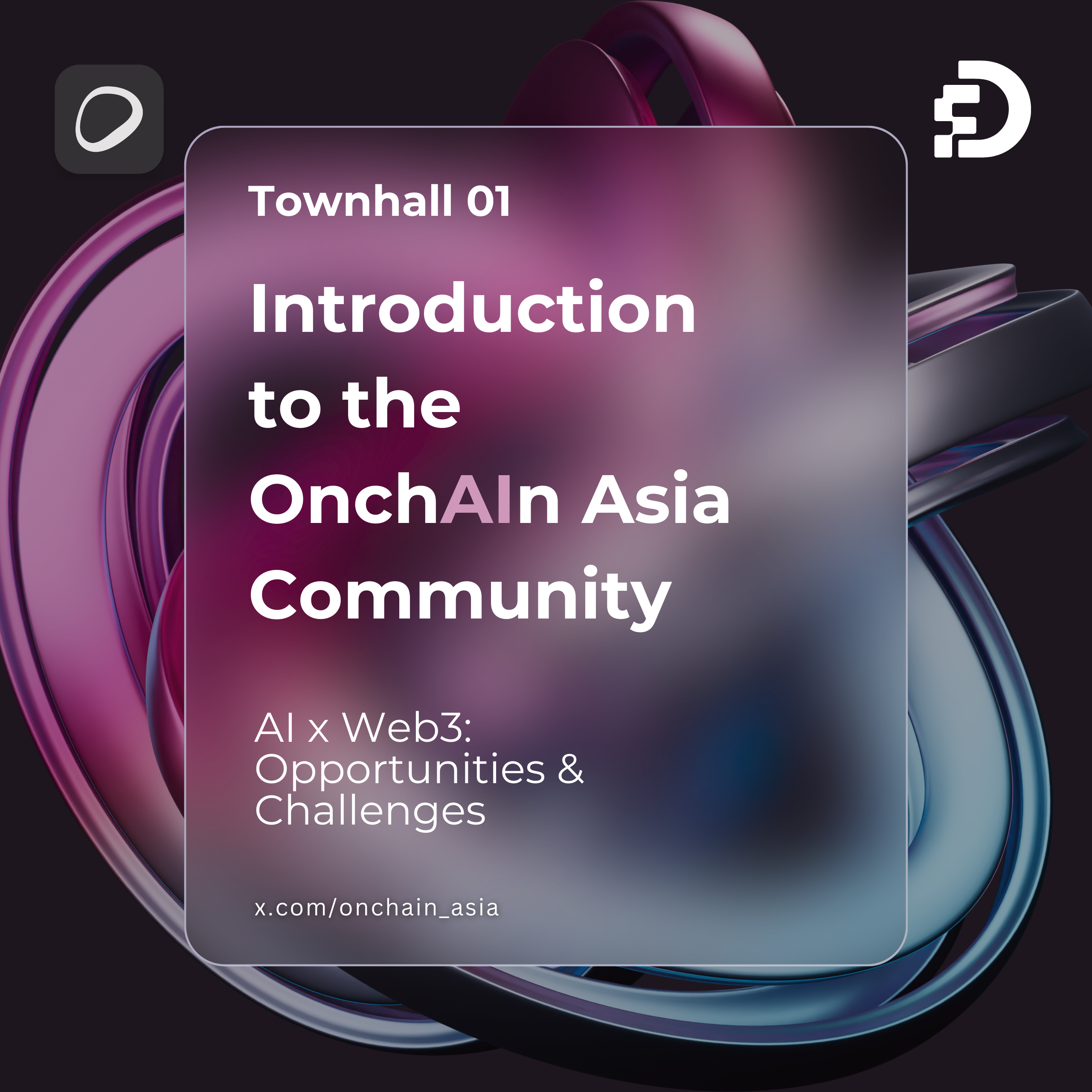 OnChAIn Hub Townhall 01