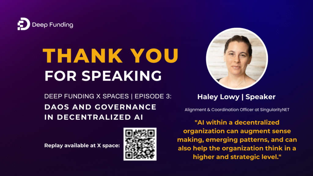 Thank you, Haley Lowy!