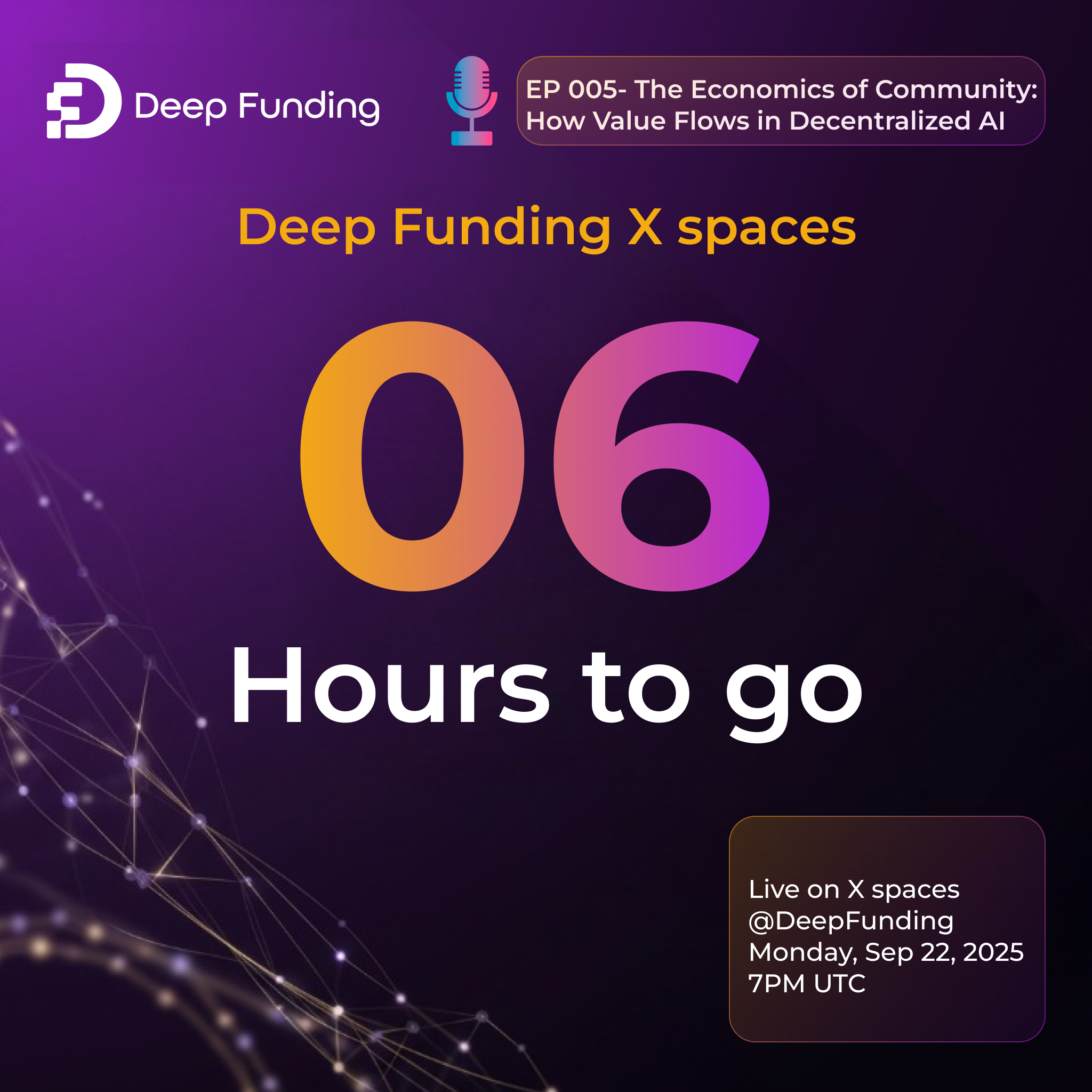 6 hours until go-time! Don’t miss our live event.