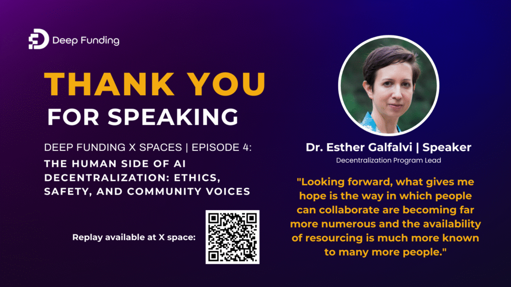 Celebrating Dr. Esther Galfalvi’s Inspiring Insights on Community and Collaboration in Shaping the Future of AI