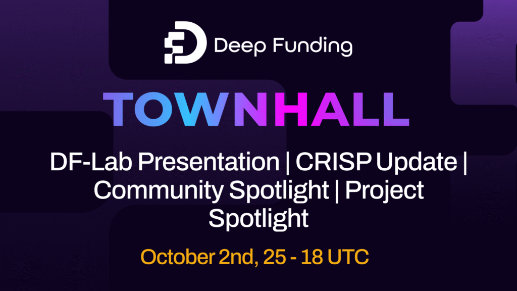 Deep Funding Town Hall #71