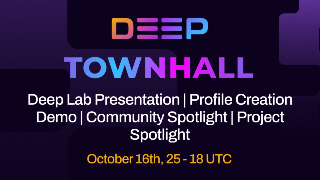 Dear Deep Funding and SingularityNET Community, It’s Townhall week