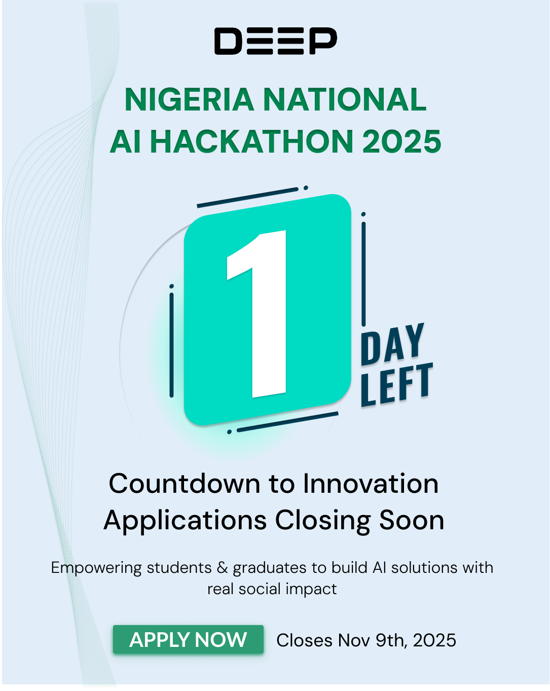 Last Call: Applications Closing Tomorrow!