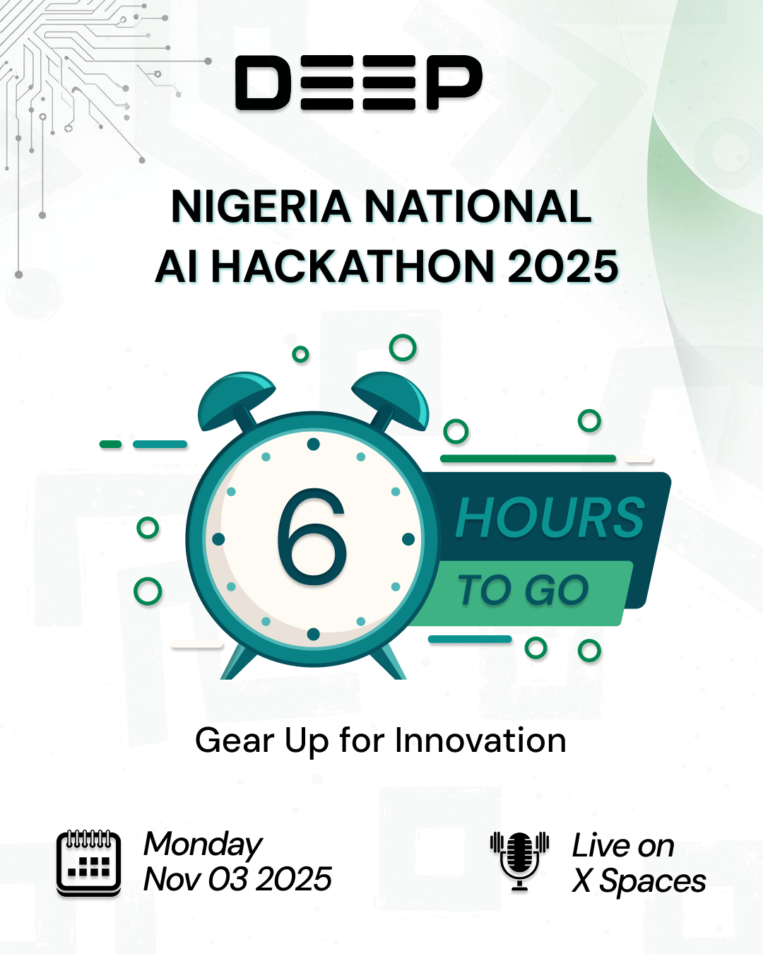 Countdown: 6 Hours to Go!