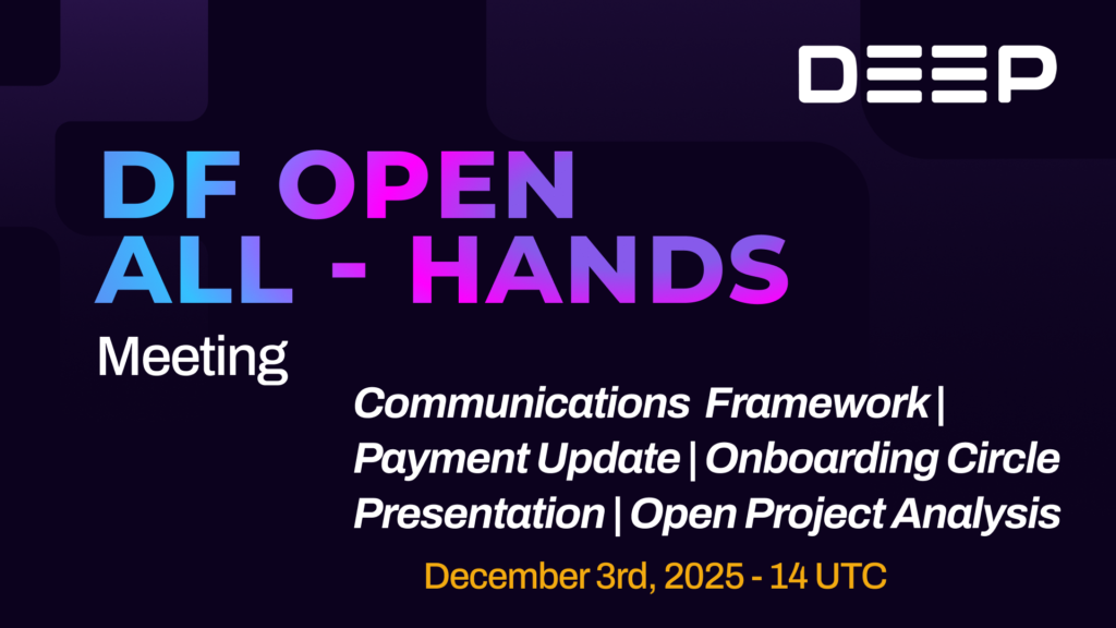 DF Open All Hands Meeting