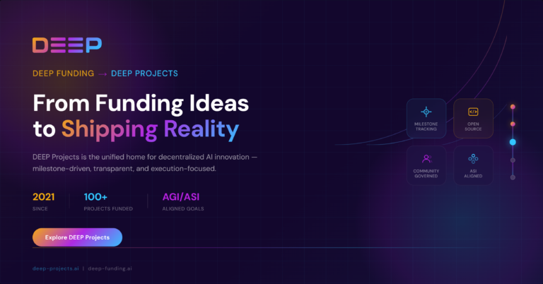 DEEP Projects: Evolving from Deep Funding to Drive Real Delivery