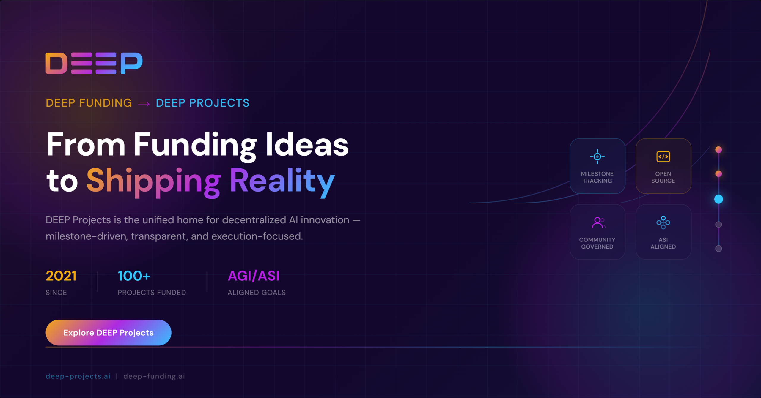 DEEP Projects: Evolving from Deep Funding to Drive Real Delivery